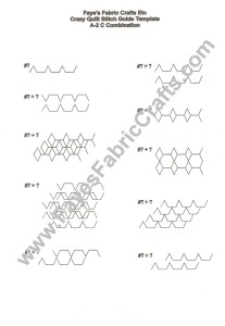 A-2 Crazy Quilt Stitch Guide Template with watermark